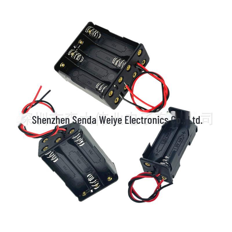 Батарейный отсек типа AAA с крышкой, переключателем и штифтом — вмещает 1/2/3/4/6/8 батареек, расположенных рядом.