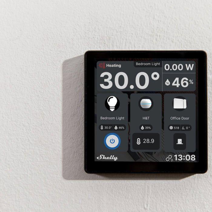 Pack domotique - shelly - wall display - écran tactile - contrôle énergie - design minimaliste
