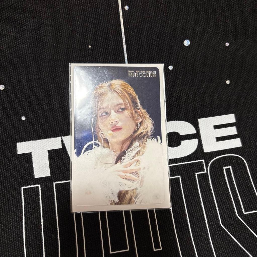 [USED] TWICE LIGHTS tote bag + Sana trading card