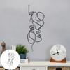 Wall Ornament Minimalist 3D Face Line Art Silhouette Wall Hanging Iron Abstract Craft for Home Decoration Adult Sex Wear