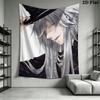 Death God Butler Wall Tapestry Aesthetic Wall Hanging Printed Fabric Blanket Decorative Tapestries for Bedroom Living Room Home Decor