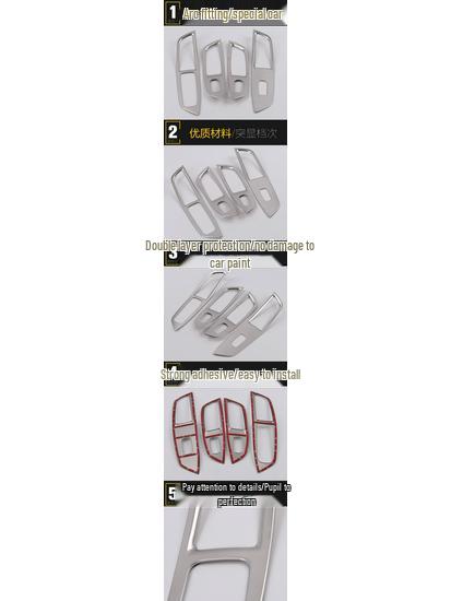 RX8 Car Door Window Armrest Glass Lift Button Accessory