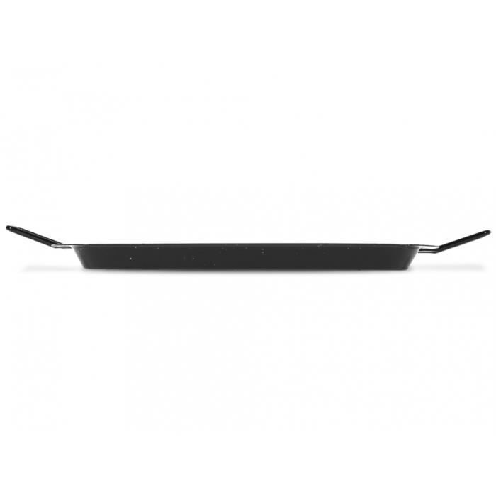 Poêle grill - VAELLO CAMPOS - PAMPELONA - Acier émaillé - 31x25 cm - Fond strié