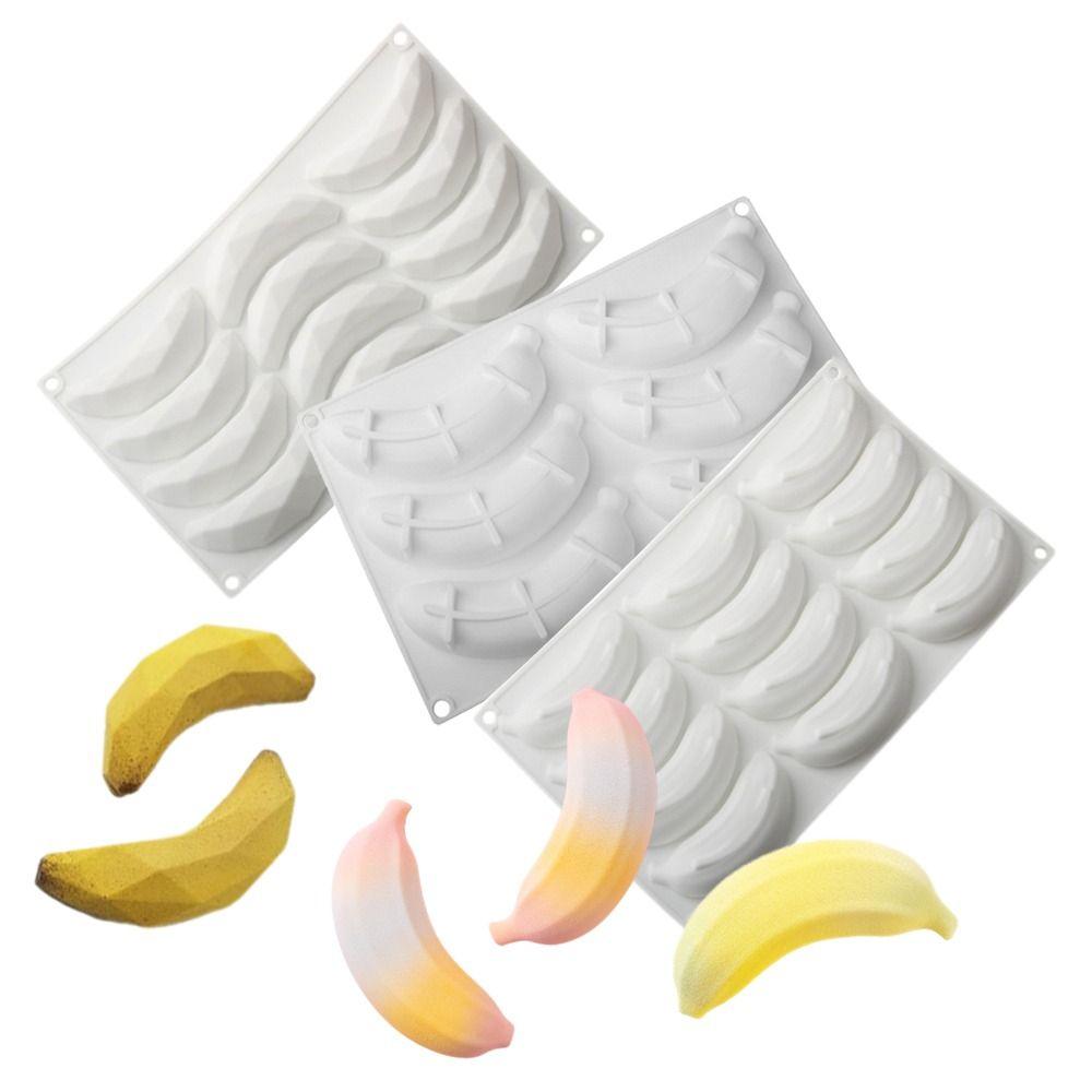 Banana Shape Baking Cake Molds Mousse Cake Mold for Chocolate Cake Dessert Candy Mousse Pastry