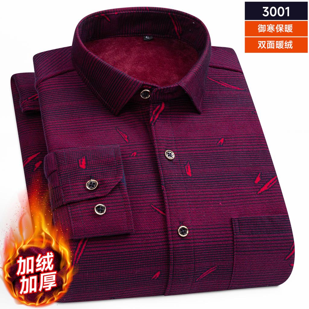 Мужские двухсторонние флисовые рубашки с длинным рукавом в клетку, более плотные, зимние, повседневные, теплые, трендовые, холодостойкие, удобные рубашки для мужчин