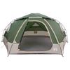 Dome Tent with Removable Rain Fly Green 8 Person Tent