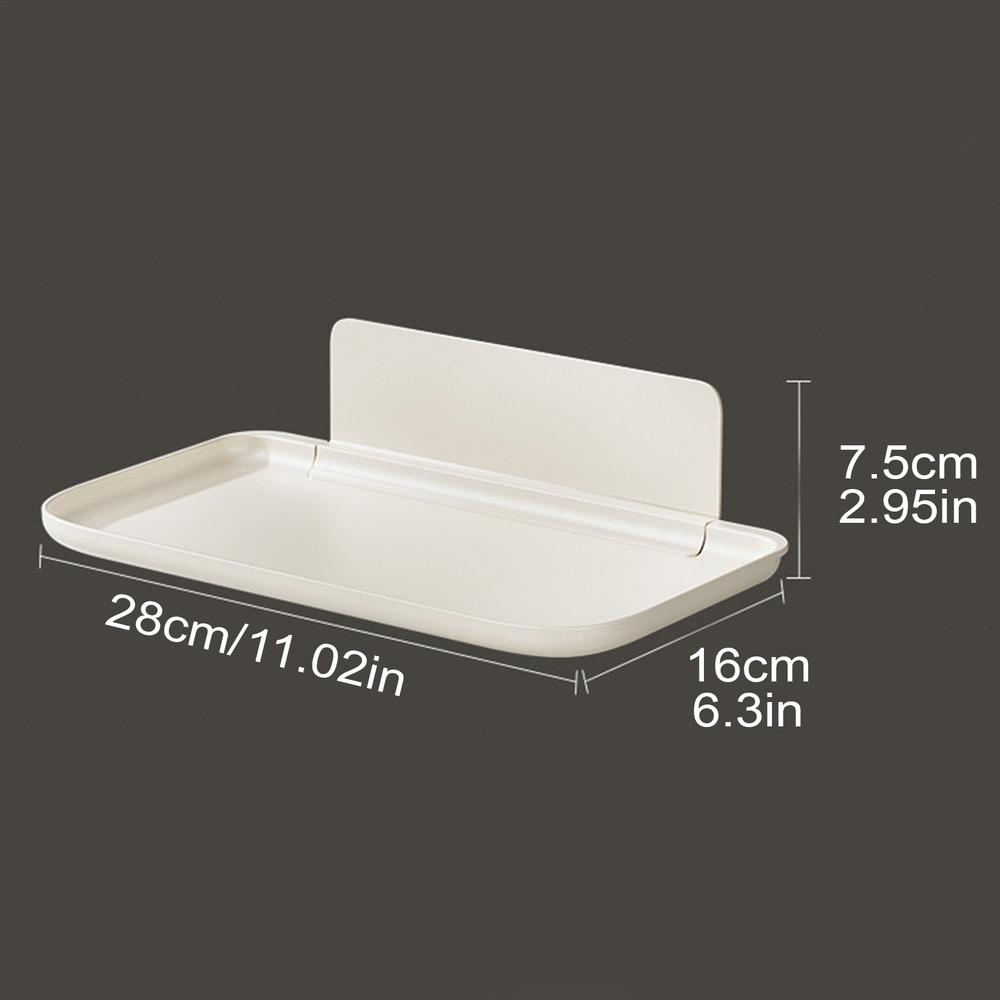 Складная настенная стойка для хранения вещей в ванной комнате, держатель для телефона, пульт дистанционного управления, вешалка для полотенец и одежды