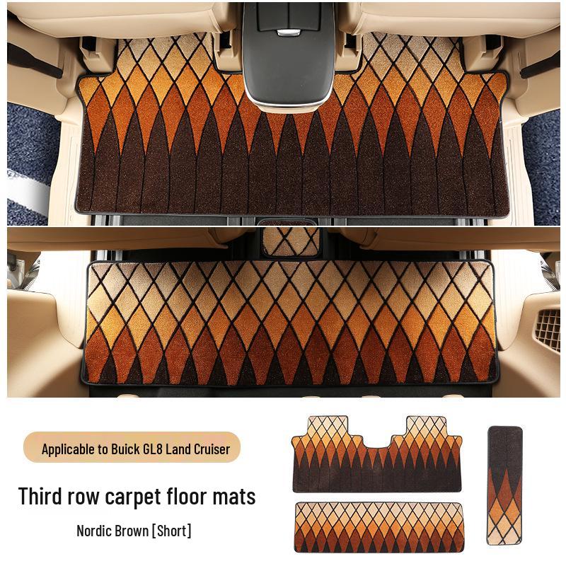 25 Buick GL8 Luxgen PHEV Middle Row Carpet Floor Mats - Interior Upgrade