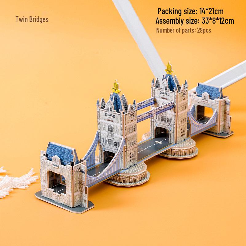 3D Сделанный вручную DIY Развивающий пазл для развития в раннем детстве