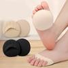 1 Pair Half Toe Socks Women Lace Toe Topper Socks No Show Liner Invisible Toeless Socks Forefoot Non-Slip Insoles Pads
