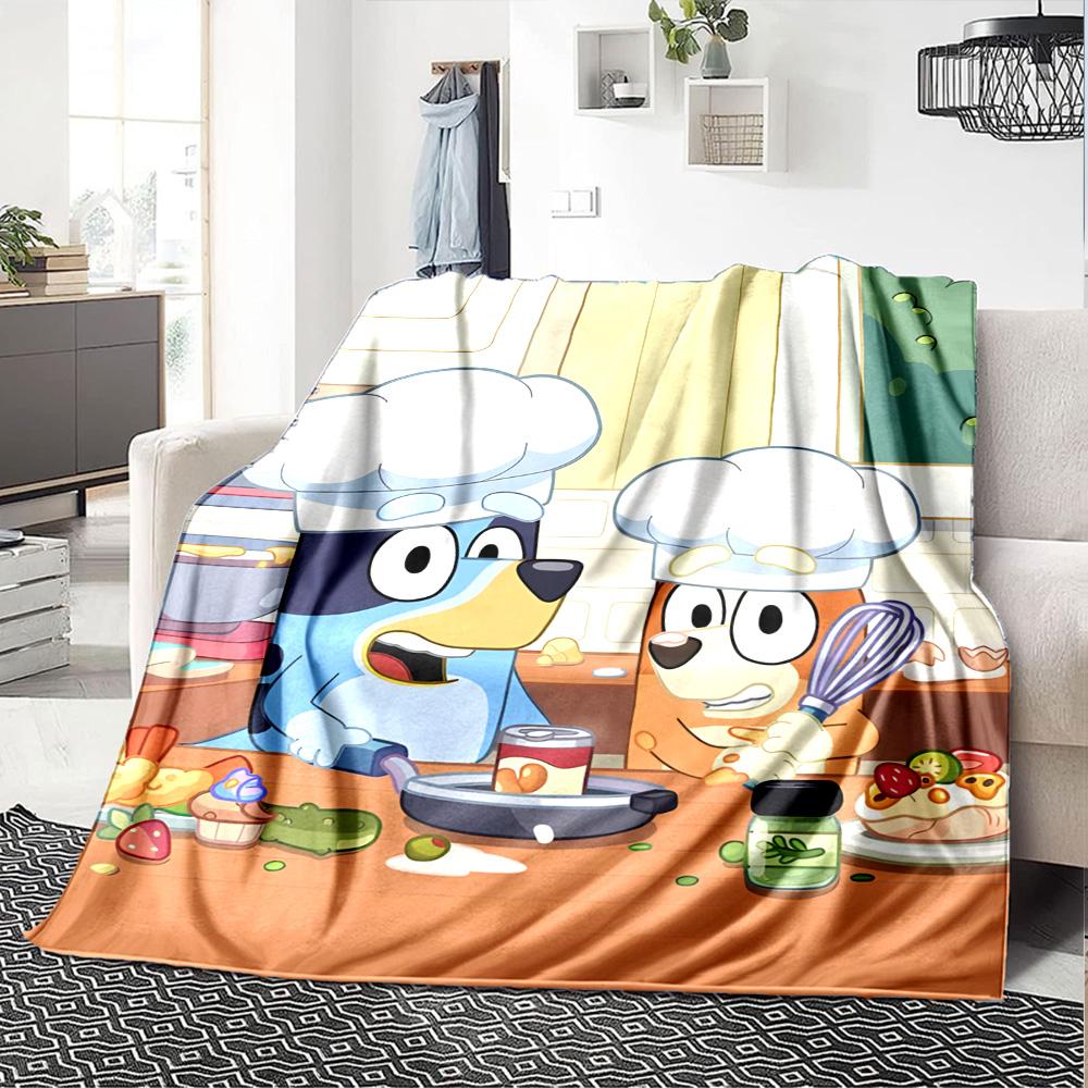 Bluey Blanket Ultra-Soft Great for Bed Office Chair Picnics for All Occasions Warmthful Decor Gift for Travel Home Birthdays