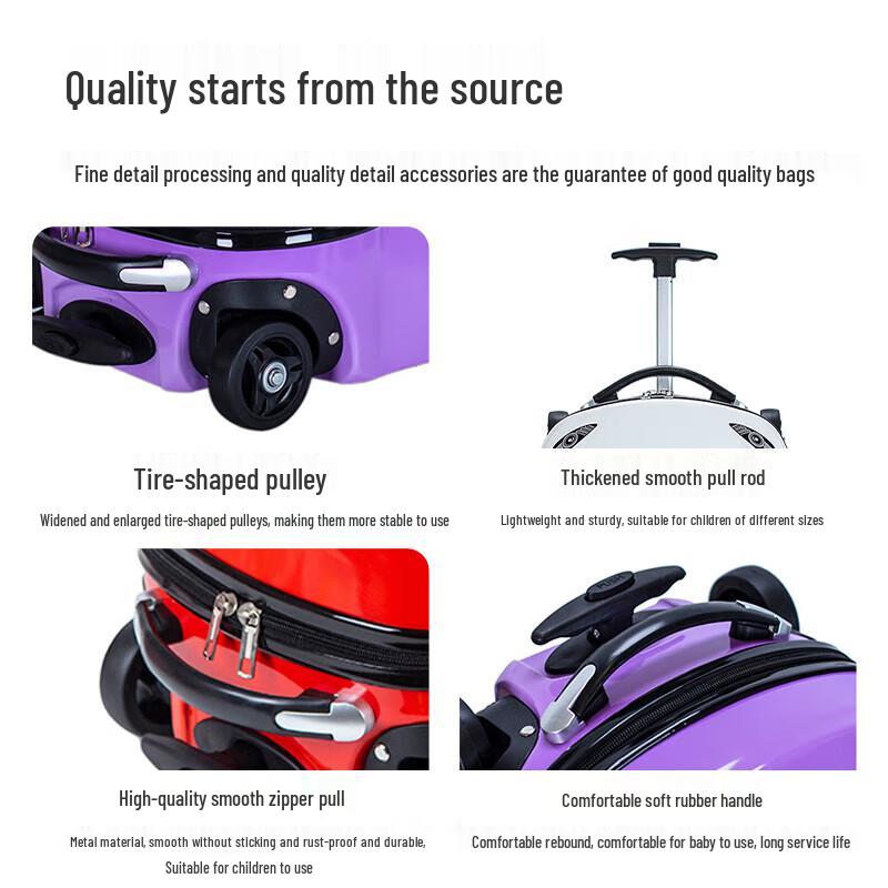 18-inch Kids Ride-On Car Luggage
