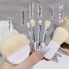 6pcs Mini Makeup Brush Set Portable Soft Foundation Concealers Eye Shadows Powder Blush Brushes Makeup Tools Make Up Brushes
