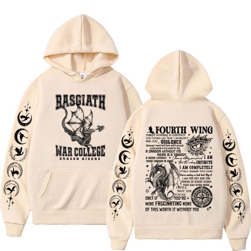 Fourth Wing Basgiath War College Hoodies The Emp