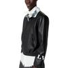 Louis Vuitton SS23 Кожаный пиджак-пальто мужской черный 1AB990