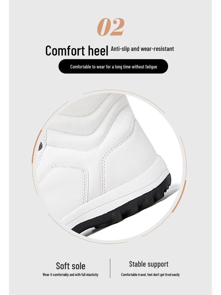 Унисекс Толстые Плюшевые Зимние Снежные Ботинки