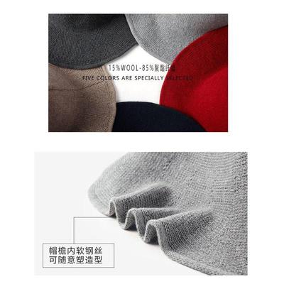 Шляпа на Хэллоуин Шерстяная шляпа ведьмы Складная вязаная шапка Остроконечная шляпа ведьмы Зима