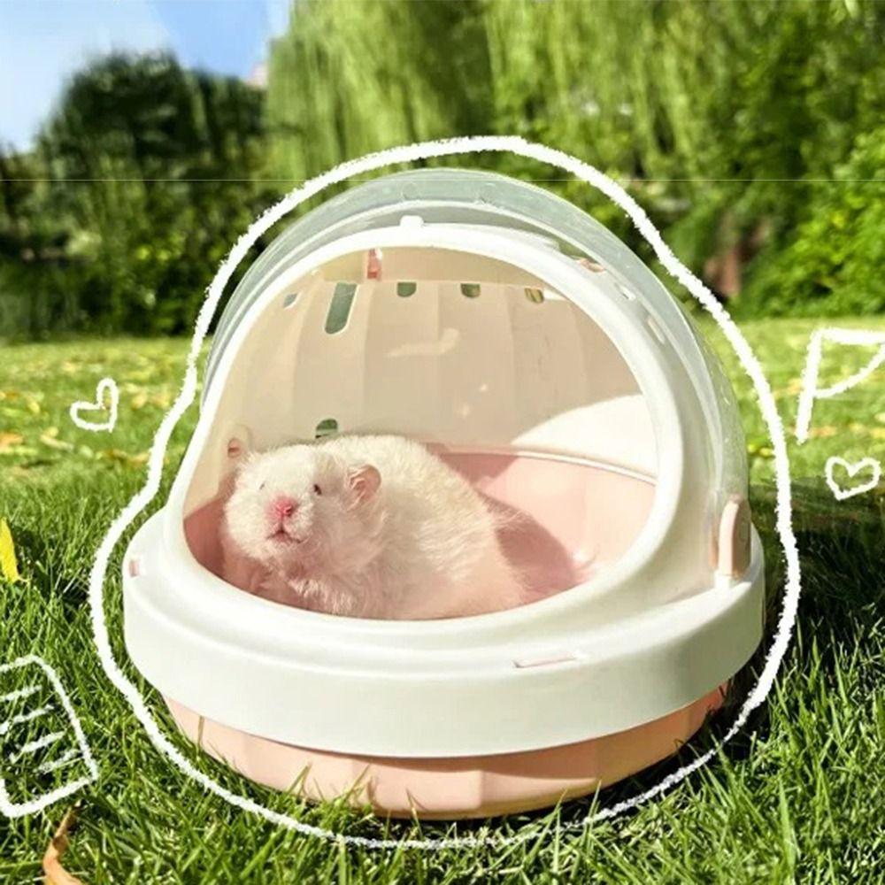 Safe Door Lock Small Animal Carrier Cage Water Bottle Small Pet Carrier Camping