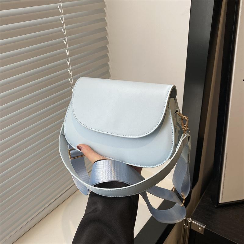 Сумка-седло женская новая сумка на одно плечо с одним ремнем через подмышку в стиле ретро, простой дизайн, сумка через плечо, ручная сумка