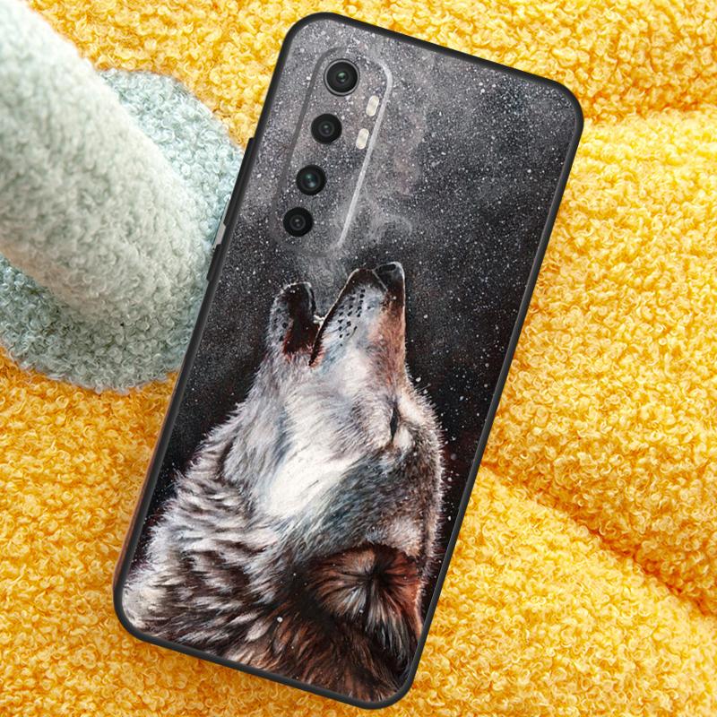 Чехол Animal Wolf Howling для Xiaomi 15 14 Ultra 13T 14T 15T 17 Pro Max Чехол для POCO X7 F8 Pro X3 X5 X6 F5 F6 F7