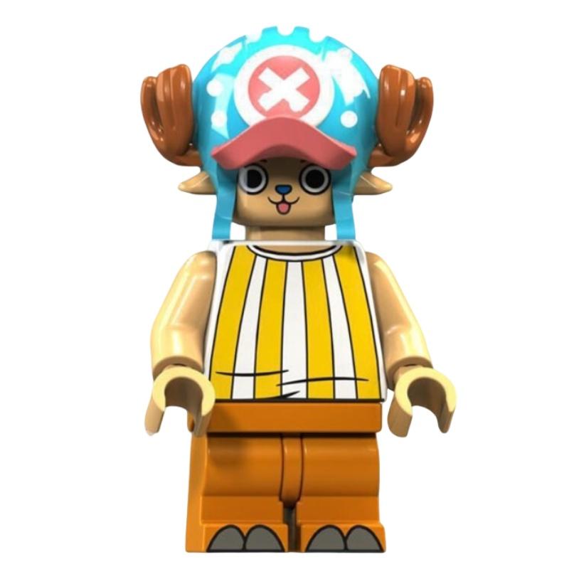 Набор из 15 пиратских строительных блоков One Piece: Чоппер, Луффи, Зоро, Робин, Фрэнки и другие!