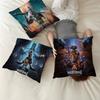 Подушка для геймера Warframes Подарок Декор для дома и офиса Подушка для спальни Дивана Автомобиля Наволочка