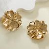 European and American high-end fashion commuter flower earrings women ins cold wind temperament retro stud earrings