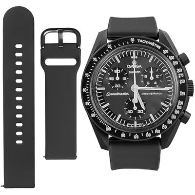[Ylfcly] 20-миллиметровый ремешок для часов Omega X Swatch Moonswatch Speedmaster для Omega и Swatch Sp...