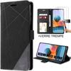 Чехол для Xiaomi Redmi Note 10 Pro + 2 Закаленных Стекла, Защита Эффект Черной Кожи
