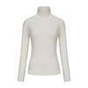 Thermal Sets Women's Knit Long Sleeve Top with High Neck, Slim Fit, Warm Casual Sweater
