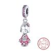 925 Silver Charms Beads for Bracelet Necklace Women Jewelry Gift Fit  Boy Girl Mother Pendant