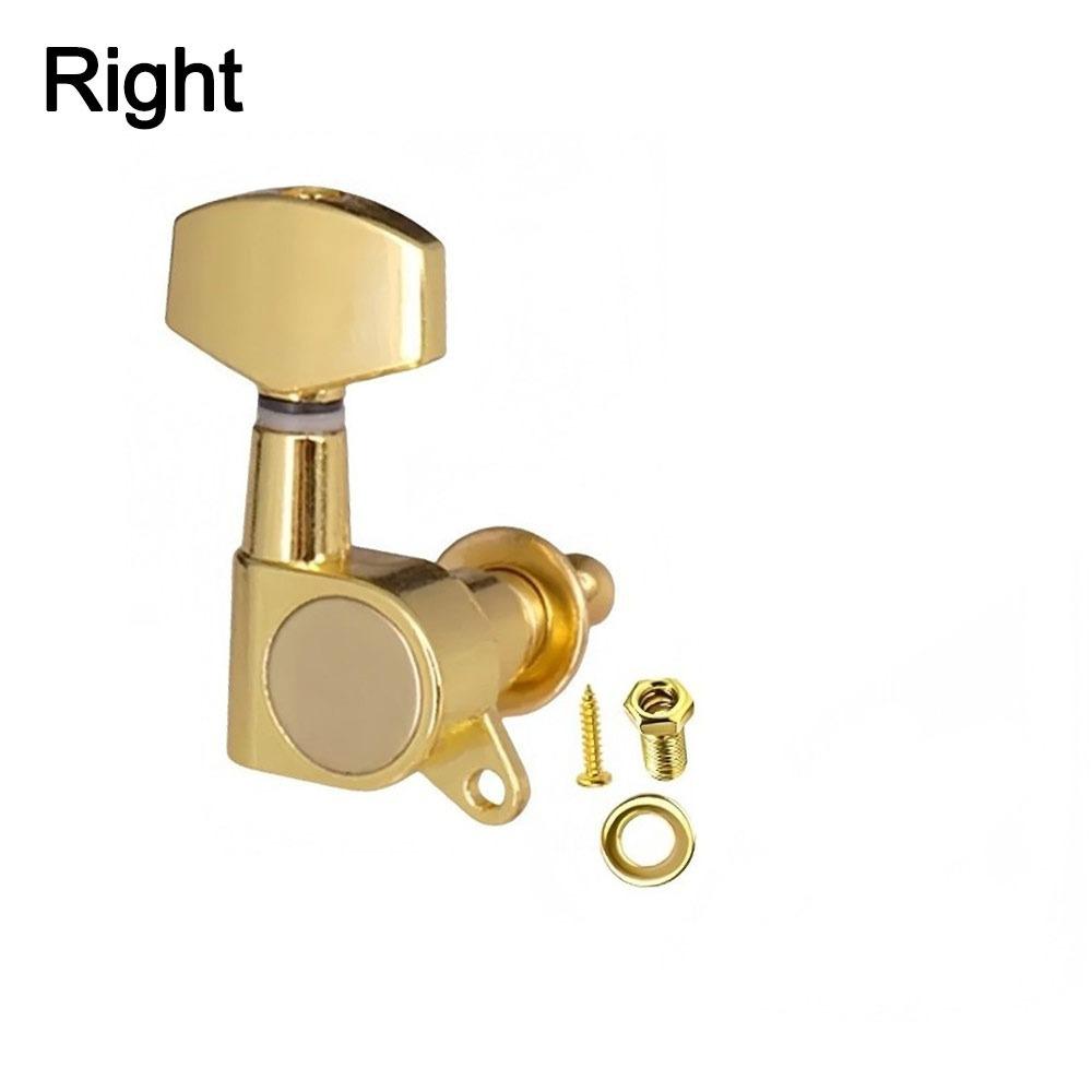 Металлические колки для настройки гитарных струн, конфигурация 3L3R, полностью закрытые гитарные колки, машинные головки, ручки, колки для классической гитары