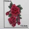 Red Green I Embroidery Hollow Embroidery Sewing Lace Collar Flower Diy Decorative Clothing Decal Accessories