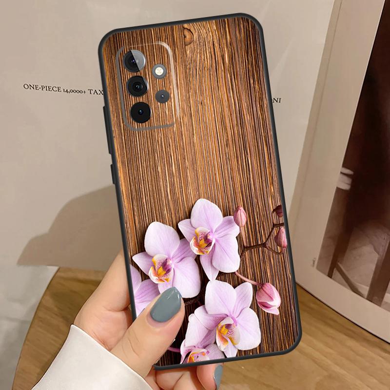 Цветы Орхидеи Цветной Чехол для Телефона Для Samsung Galaxy A32 A52 A12 A53 A33 A23 A13 A54 A34 A14 A51 A15 A25 A35 A55