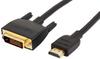 Amazon Basic HDMI A к DVI Конверсия Высокий Упаковка из 10 A Папа к DVI Черный (мужчина) Кабель, Двунаправленный, Скорость, 0,9 м, (Тип 24-контактный штекер), 1080P,