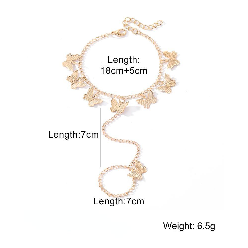 Women's Bracelet Butterfly Combination Suit Elegant Party Temperament