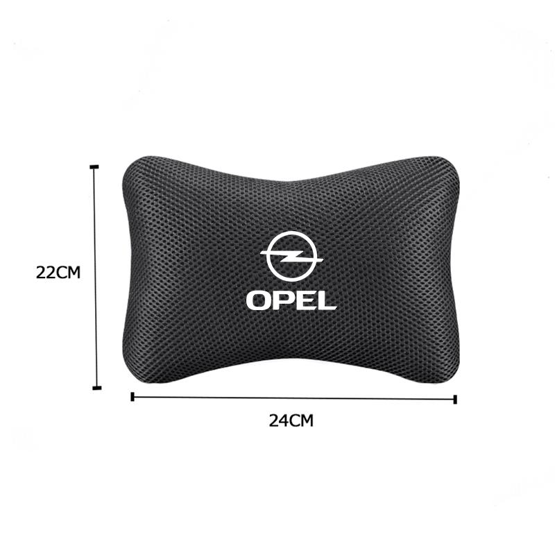 AAAYT1 Car Neck Pillow Protector Ice Silk Breathable Headrest For Opel Astra Grandland Corsa Mokka Frontera Insignia Zafira Vivaro Karl