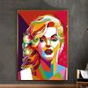 Marilyn Monroe Canvas Painting Famous Poster Colorful Portrait Wall Art Prints Modern Fashion Decoration Pictures for Home Room