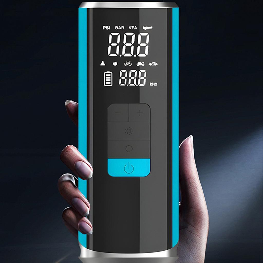 Уличный насос для накачивания шин Портативный беспроводной воздушный насос для автомобильных шин Велосипедных шин Плавательных колец Баскетбола