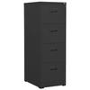 VidaXL Filing Cabinet Anthracite 46x62x133 Cm Steel