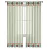 Floral Stripes Sheer Curtains For Living Room Bedroom Tulle Curtain For Kitchen Voile Curtain Blind Panels