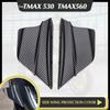 Fairing Winglets Side Wing Cover Carbon Fiber Look For Yamaha TMAX 560 2019-2021