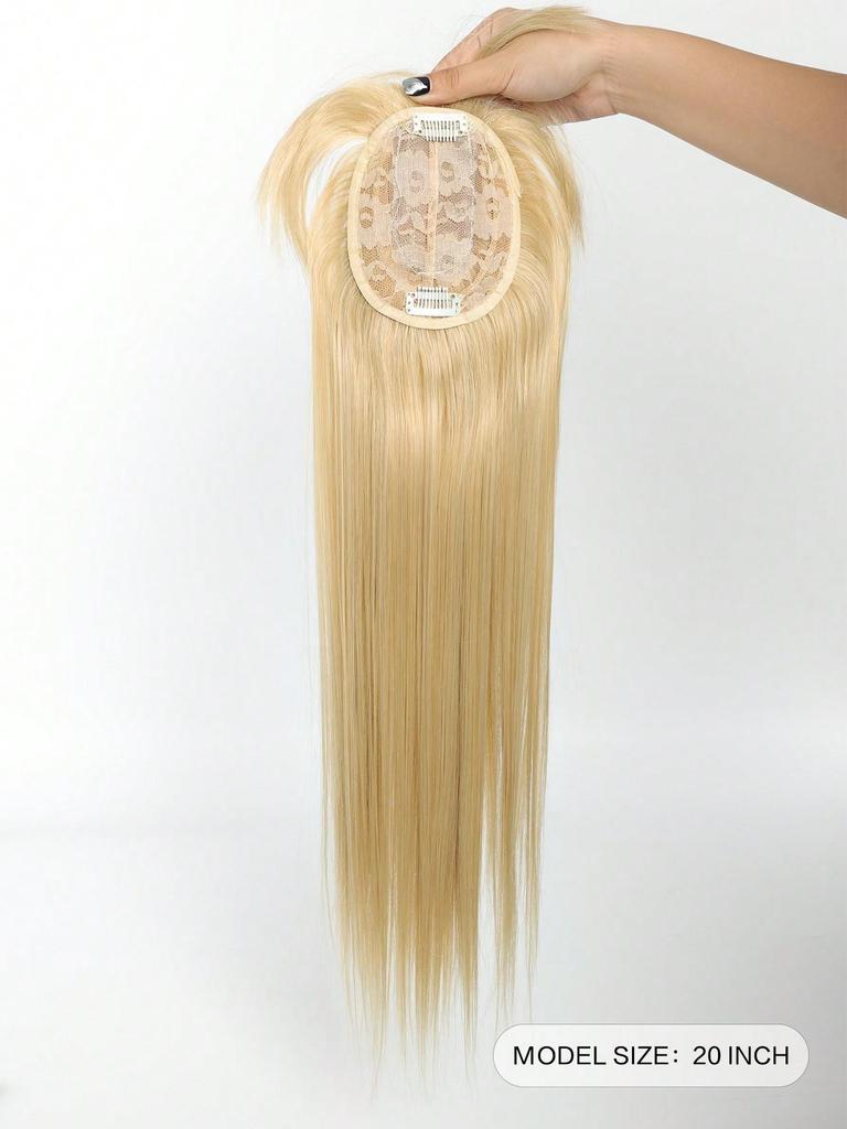 Синтетический длинный прямой верхний слой для волос с челкой, накладные волосы, натуральный сменный чехол, термостойкий для женщин, искусственный парик