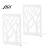 Stable Bookends 1 Pair Tree of Life Decorative for Shelves, Heavy Duty Bookshelf Non-slip Organizer, Hollow Book Holder Stoppers Desk, Office Library