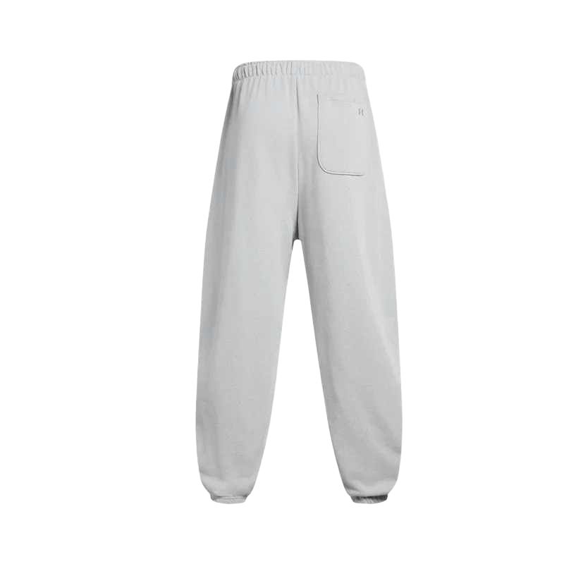 Under Armour Icon Hwt Terry Letter Print Дышащие удобные повседневные брюки со средней талией Мужские брюки светло-серые 1386551-011