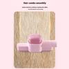 Инструмент для удаления шерсти животных Расческа от блох для собак кошек Вши Кошачья щетка с кнопкой освобождения Самоочищающаяся с длинными короткими зубьями