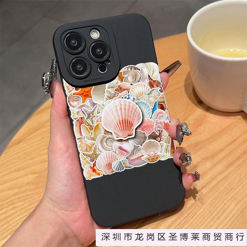 Морская Ракушка Жемчуг для Чехла iPhone 11 Apple 12/13/14/15/16 Pro Max Чехол для Телефона