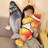 1pc 30-120cm 3D Simulation Gold Fish Plush Toys Stuffed Soft Animal Carp Plush Pillow Funny Sofa Pillow Cushion Gift Kids Toy