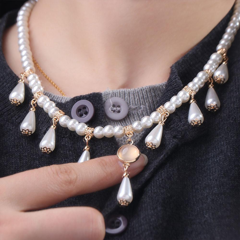Vintage Hanfu Necklaces Exquisite Cheongsam Necklace Vintage Chinese Style Necklace Jewelry