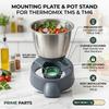 Крепежная пластина ножа блендера, основа чаши, сменная деталь для Thermomix TM5 TM6, можно мыть в посудомоечной машине